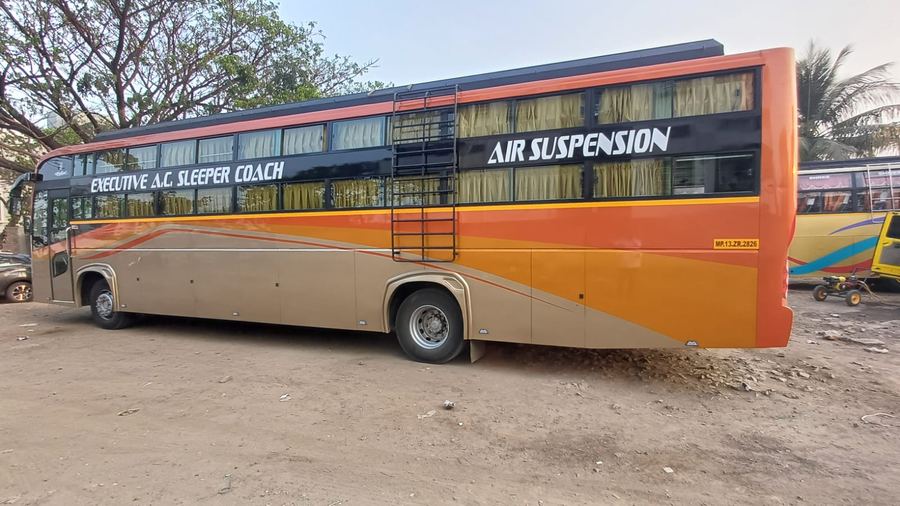 Executive AC sleeper coach with air suspension