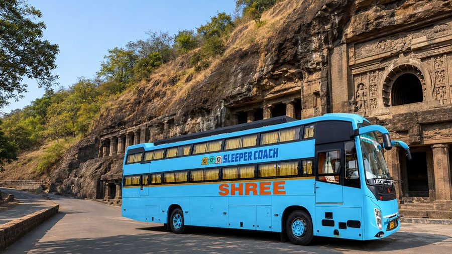 Ahilyanagar to Ajanta and Ellora Caves by Shree Travels